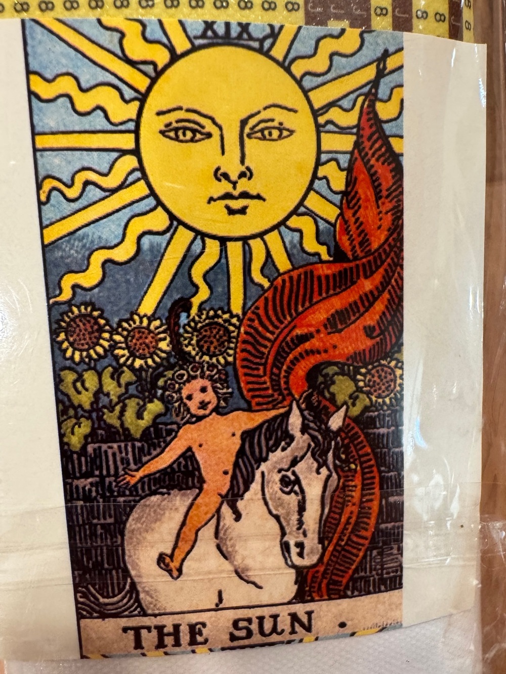 The Sun Tarot Diamond painting kit - Wall Art